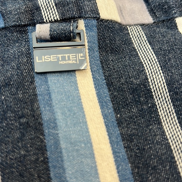 Lisette L Stripped Thinny cropped pant 🌟Host Pick🌟 - Picture 4 of 6